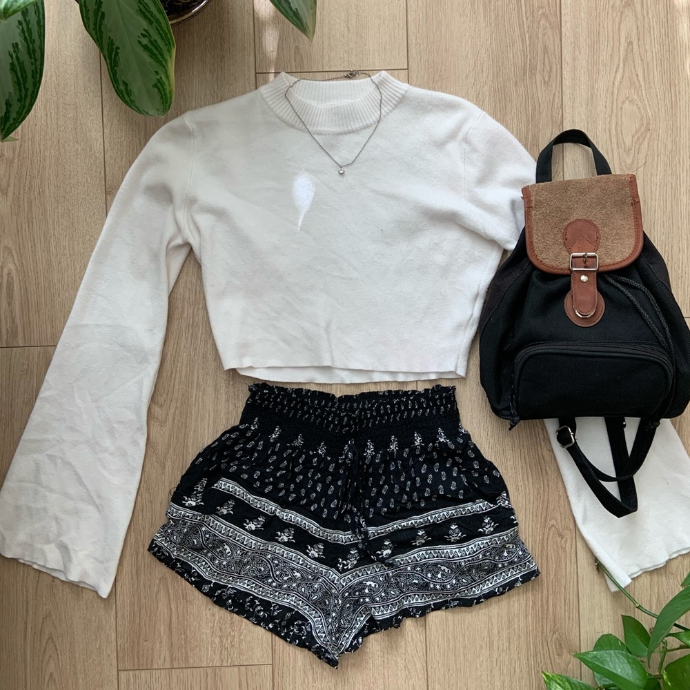 Boho patterned shorts